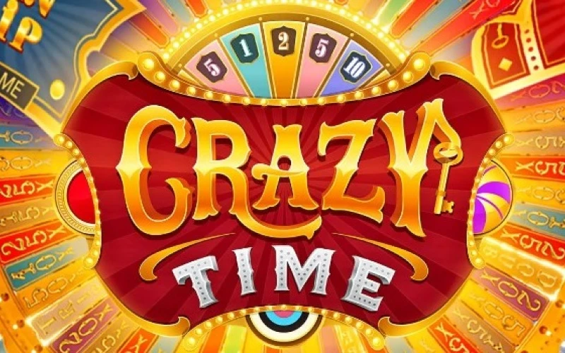 Play the Crazy Time game on the MegaPari website.