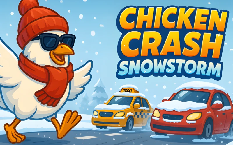 Join the fun of Chicken Crash Snowstorm at MegaPari.