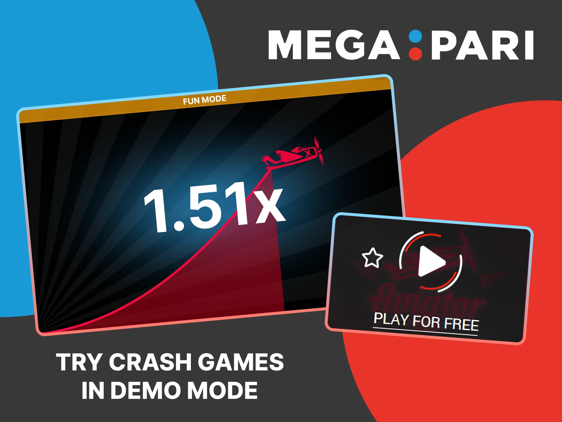 Learn how to play crash games with a risk-free demo mode at MegaPari