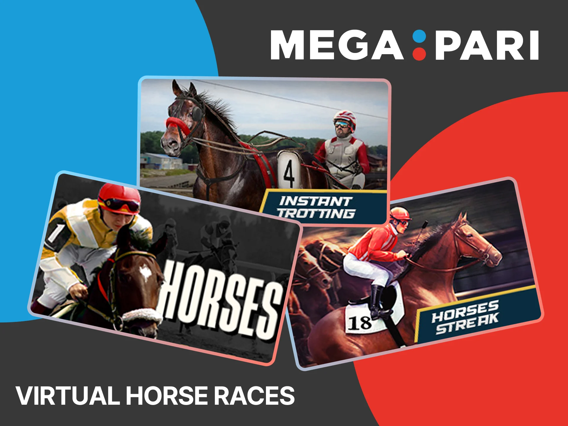 Immerse yourself in the atmosphere of horse racing with MegaPari.